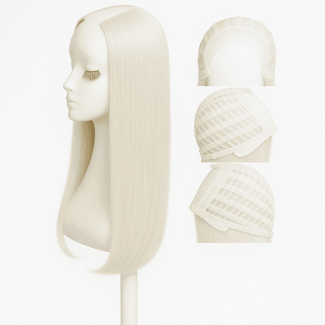 Semiperuca Par Natural Blond Alb