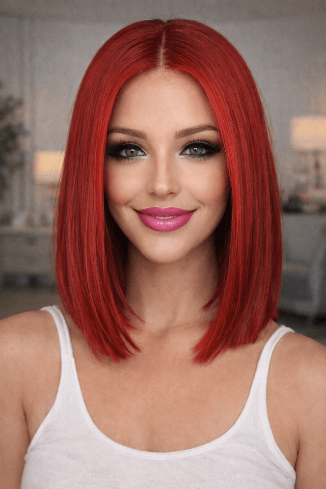 Peruca Angel Red Peruca Angel Red
