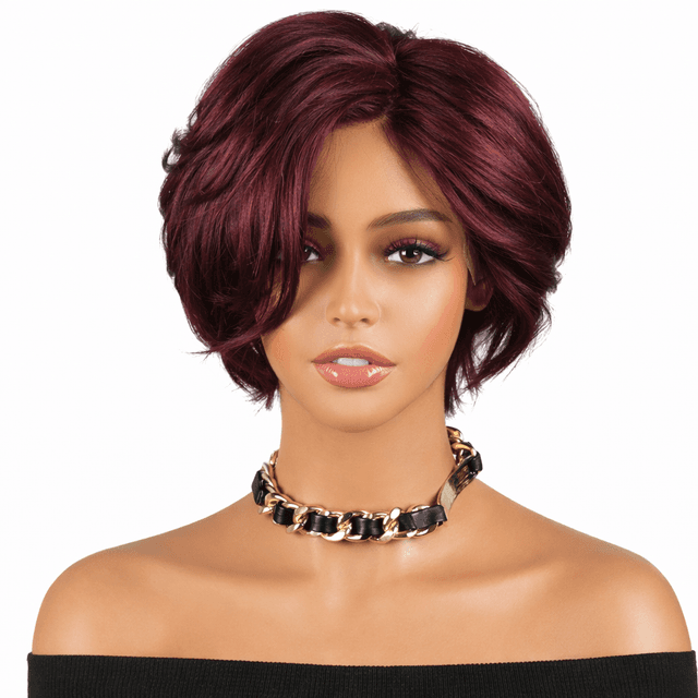 Peruca Michelle Burgundy Peruca Michelle Burgundy