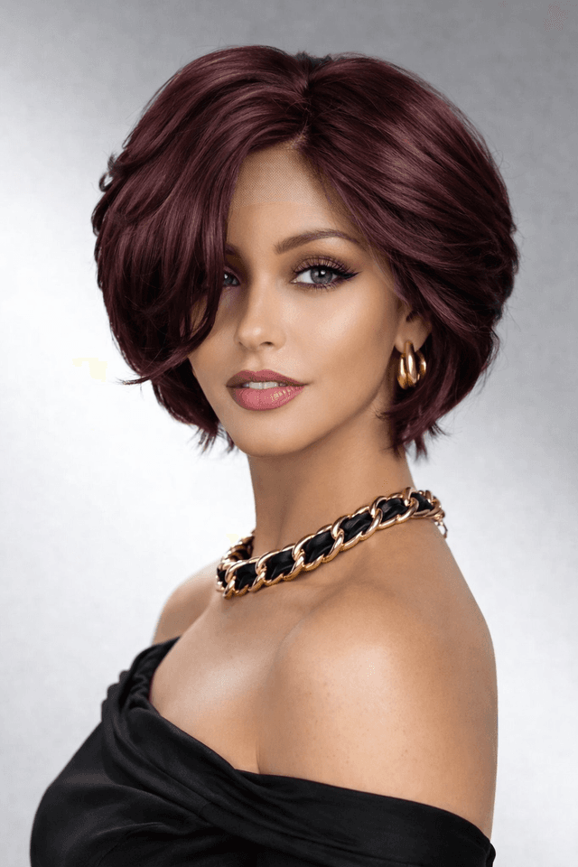 Peruca Michelle Burgundy Peruca Michelle Burgundy