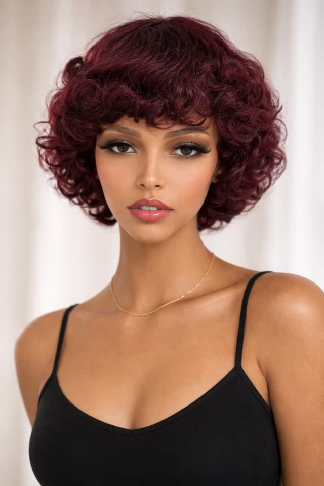 Peruca Miriam Saten Violet Peruca Miriam Saten Violet