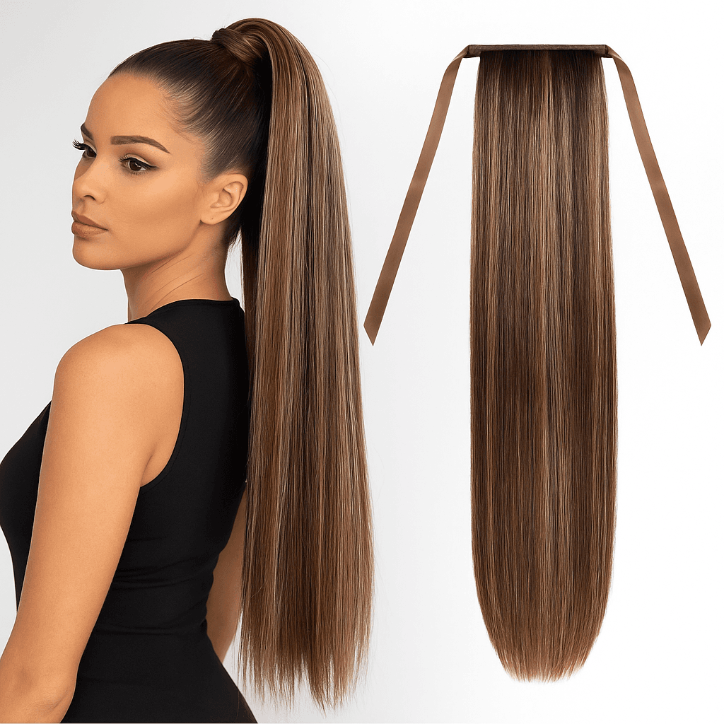 Coada de Păr Luxe Balayage #4 #24 Coada de Păr Luxe Balayage #4 #24