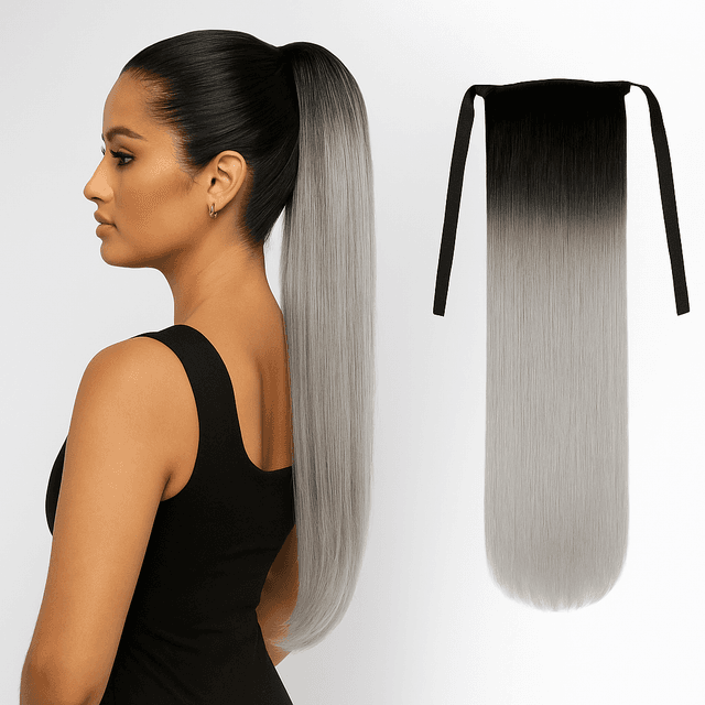 Coada de Păr Luxe Ombre #1 Grey Coada de Păr Luxe Ombre #1 Grey