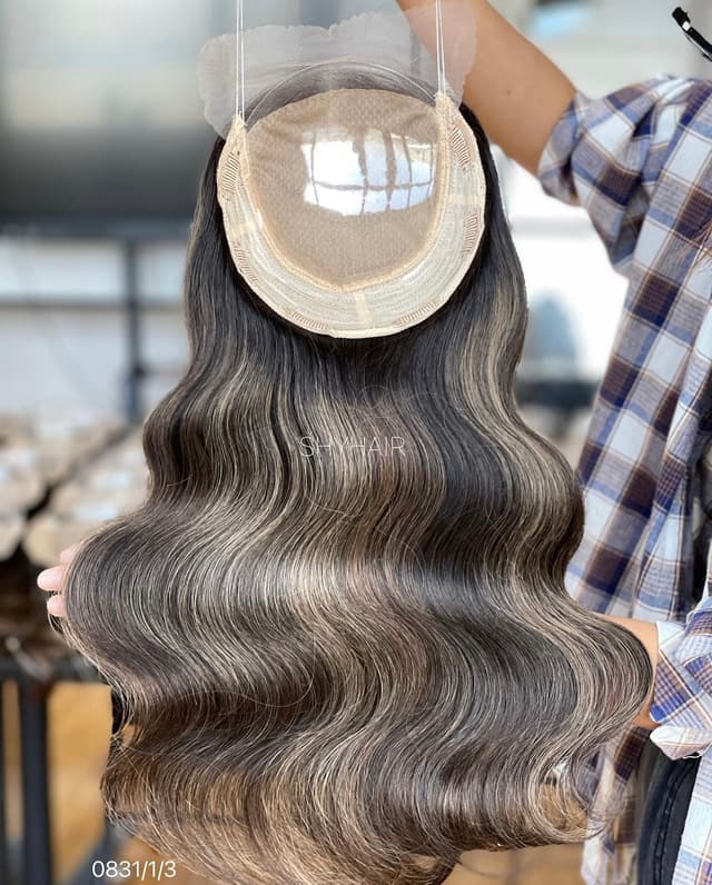 Peruca Partiala Super Volum SSS Balayage #2 8 12 Peruca Partiala Super Volum SSS Balayage #2 8 12