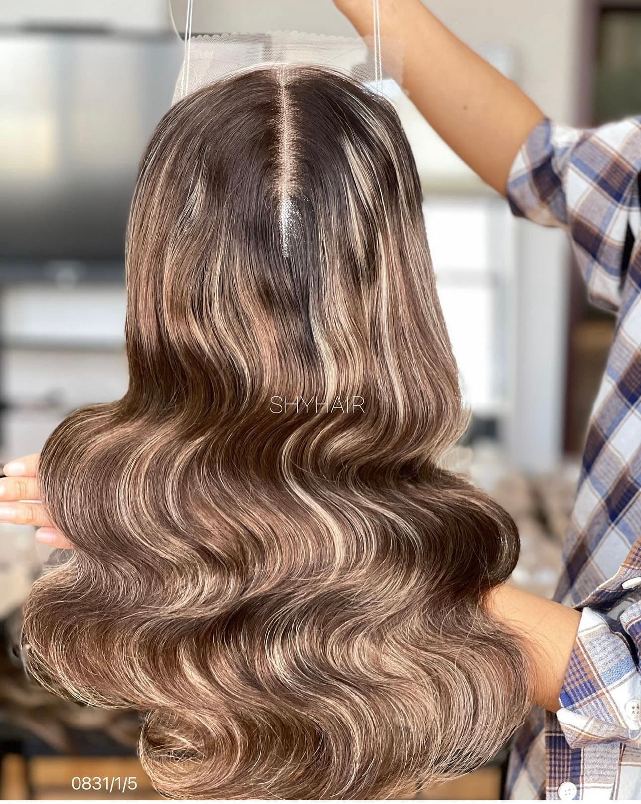 Peruca Partiala Super Volum SSS Balayage #6 10 12 Peruca Partiala Super Volum SSS Balayage #6 10 12