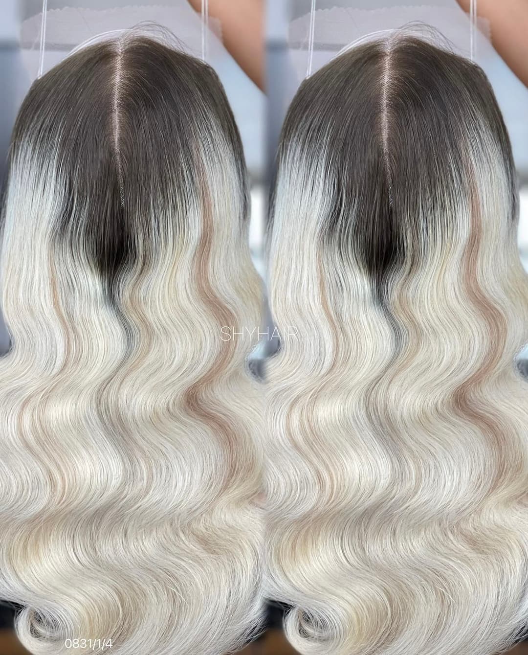 Peruca Partiala Super Volum SSS Ombre #1B 100