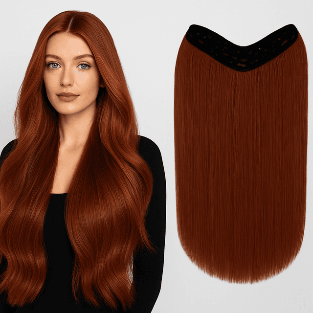 Tresa de Păr V-SHAPE #33 Roșcat Tresa de Păr V-SHAPE #33 Roșcat