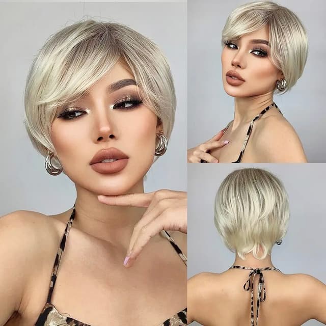 Peruca Lady White Peruca Lady White
