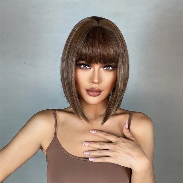 Peruca Bobo Light Brown Peruca Bobo Light Brown