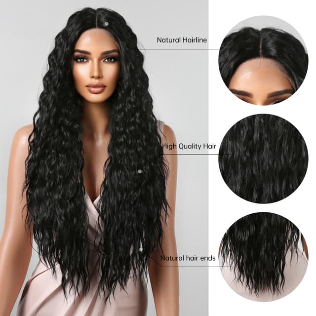 Peruca Curly Black Peruca Curly Black