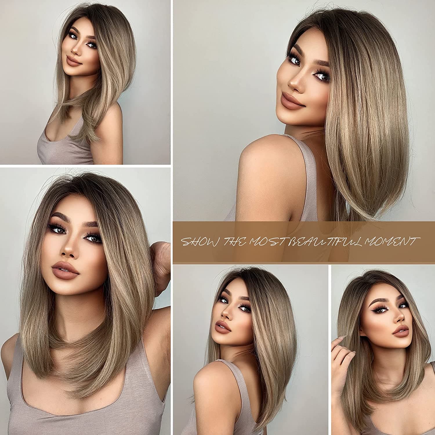Peruca Angel Natural Balayage Peruca Angel Natural Balayage