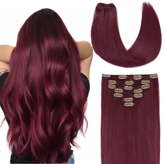 Мини комплект Clip-On Burgundy Мини комплект Clip-On Burgundy