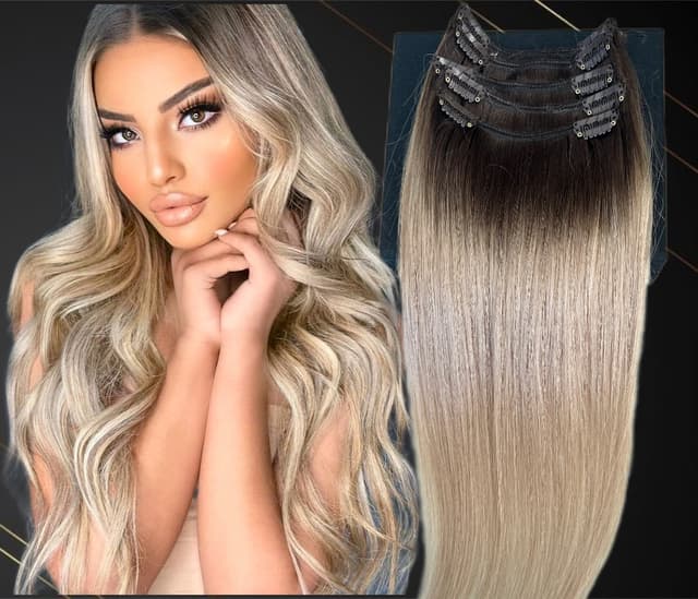 Екстеншъни Clip-On MiniGold Ombre #3/#20 Екстеншъни Clip-On MiniGold Ombre #3/#20
