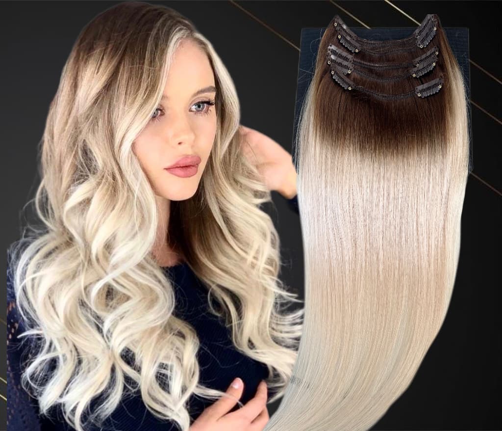 Екстеншъни Clip-On MiniGold Ombre #9/#60A Екстеншъни Clip-On MiniGold Ombre #9/#60A