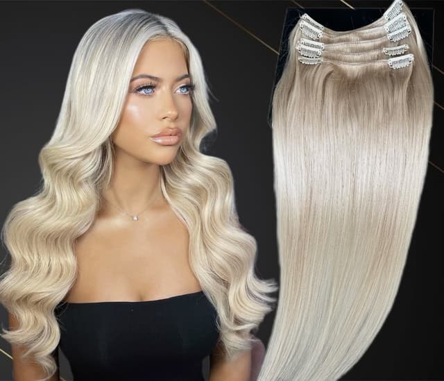 Extensii Clip-On MiniGold Blond Perlat #60A Extensii Clip-On MiniGold Blond Perlat #60A