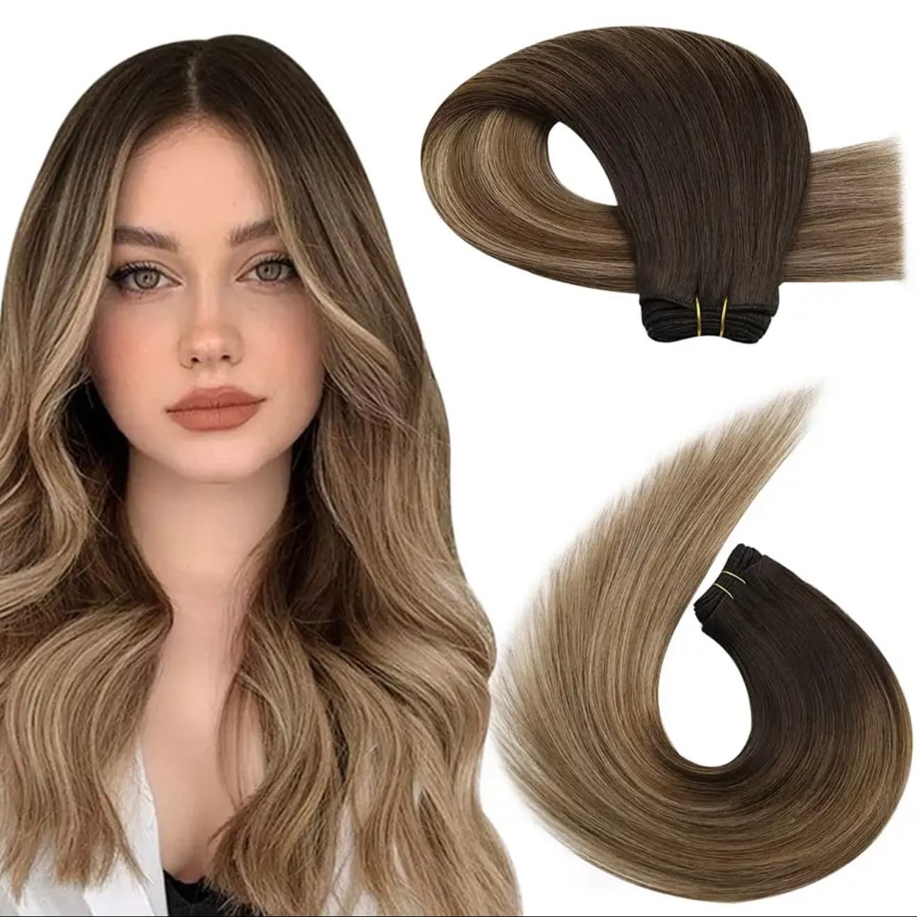 Отделни треси Deluxe Balayage #3 #24 Отделни треси Deluxe Balayage #3 #24