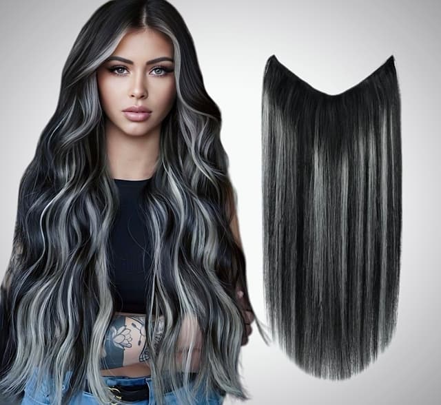 Обем и дължина V-SHAPE Hairpiece Balayage #18/#60 Обем и дължина V-SHAPE Hairpiece Balayage #18/#60