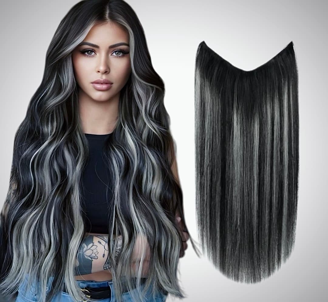 Мега обем V-SHAPE Hairpiece Balayage #18/#60 Мега обем V-SHAPE Hairpiece Balayage #18/#60