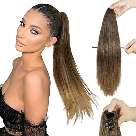 Конска опашка Balayage #6 #8 Права Конска опашка Balayage #6 #8 Права