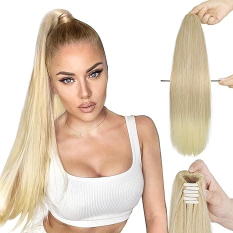 Coada Pe Cleste Blond Deschis Drept Coada Pe Cleste Blond Deschis Drept