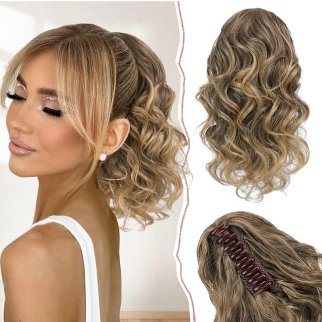 Wavy Volume Ponytails Balayage #7/#18 Wavy Volume Ponytails Balayage #7/#18
