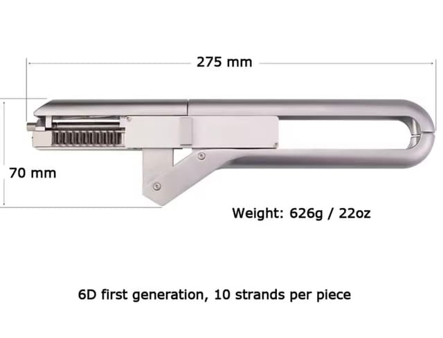 Aparat profesional pentru aplicarea extensiilor de par 6D. Aparat profesional pentru aplicarea extensiilor de par 6D.