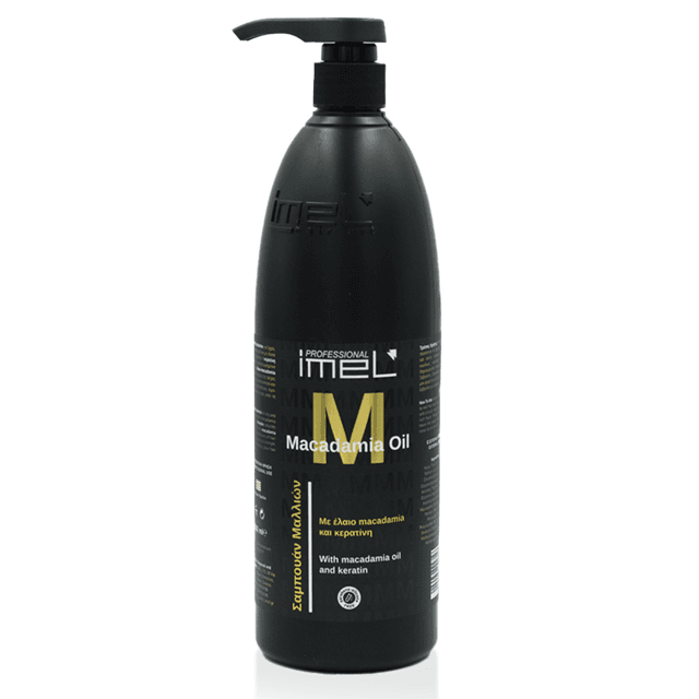 Sampon profesional cu ulei de macadamia si keratina, 1000 ml Sampon profesional cu ulei de macadamia si keratina, 1000 ml