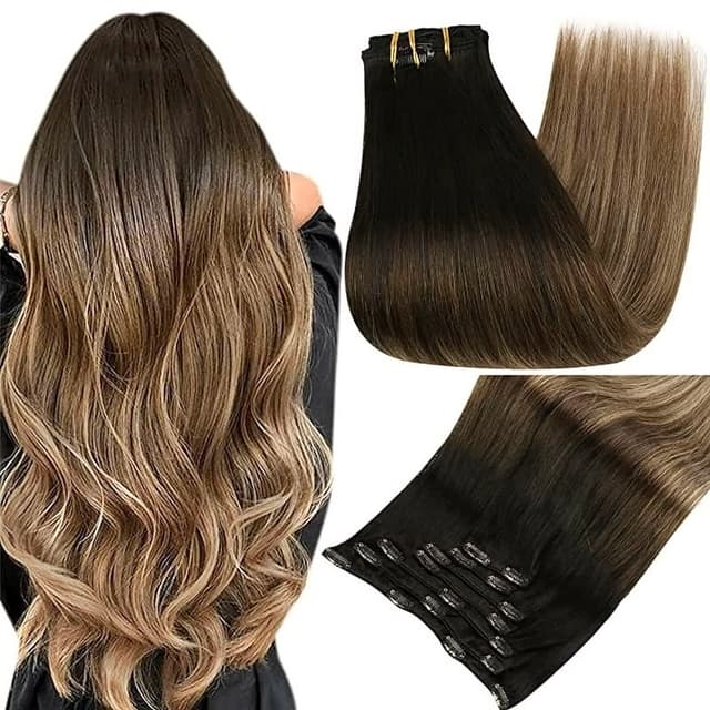 Екстензии Clip-On Luxe Омбре #3 cu #8 Екстензии Clip-On Luxe Омбре #3 cu #8